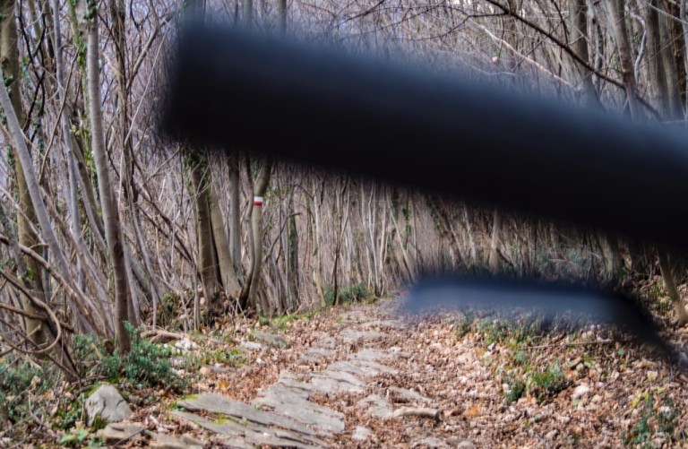 Lo spettacolo delle mulattiere lastricate